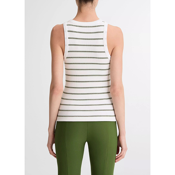 Stripe Modal Scoop Nk Tank Herb Combo