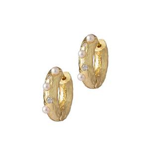 Gem in a hoop gold