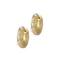 Gem in a hoop gold