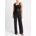 Colette Fluid Satin Bias Pant Black