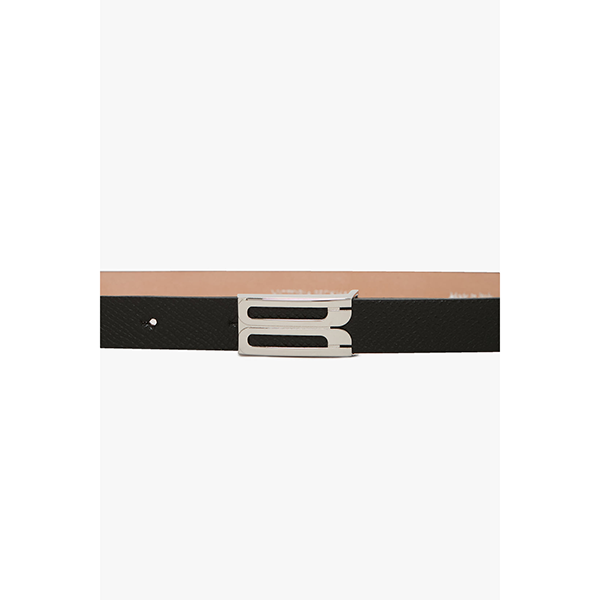 Micro Dorian Frame Belt Black Silver