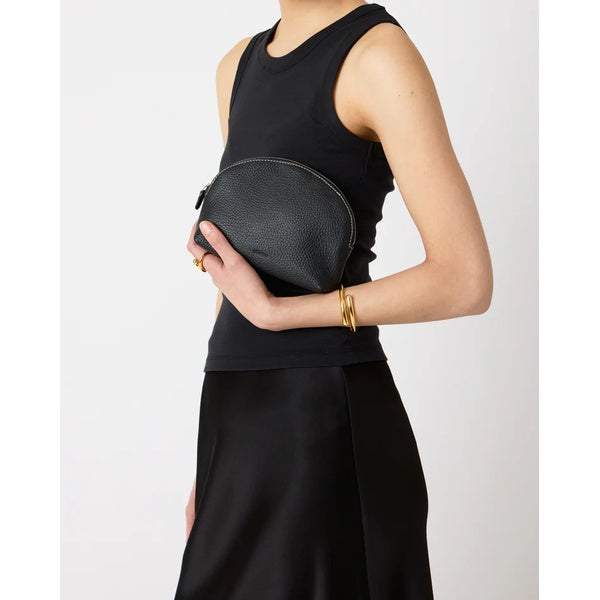 The Margot Pouch Black Grain