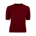 Janet Short Sleeve dark red
