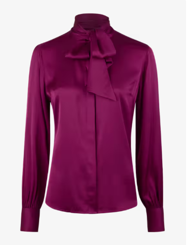 Selma Bowtie Blouse Pink