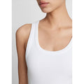 Modal Scoop Nk Tank Optic White