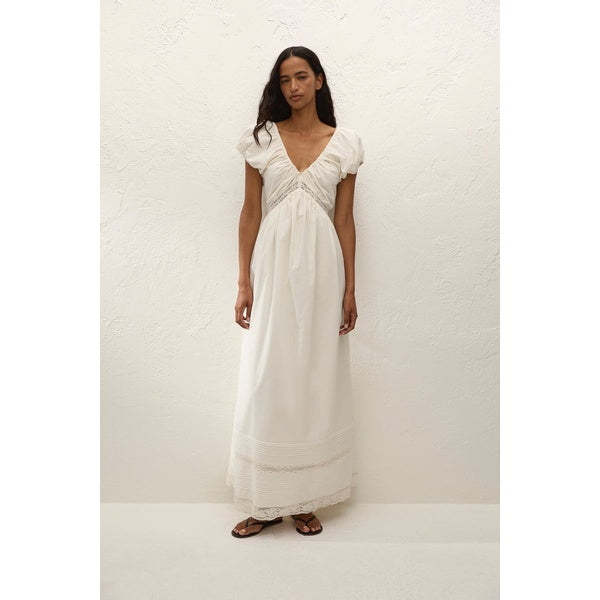 Elodia Maxi Dress Mila Lace Ivory