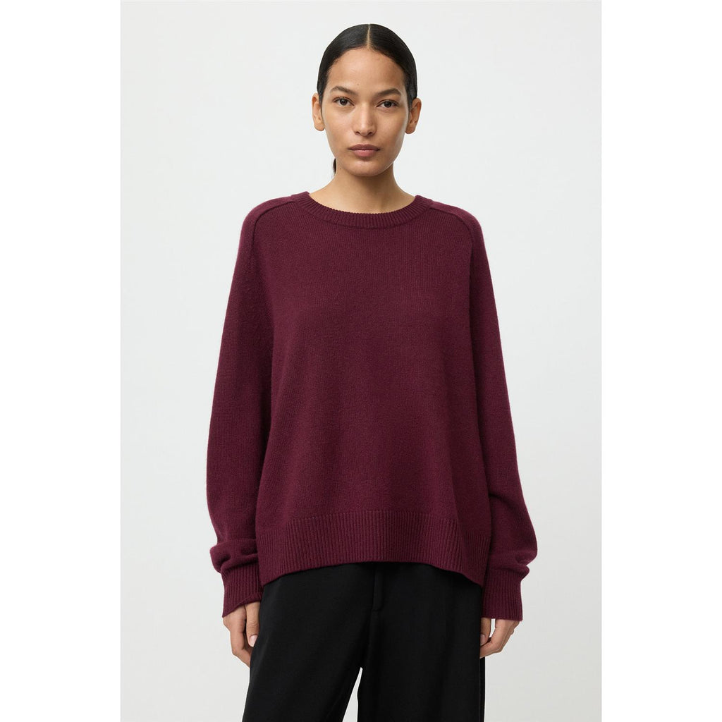 Boyfriend Crewneck Bordeaux
