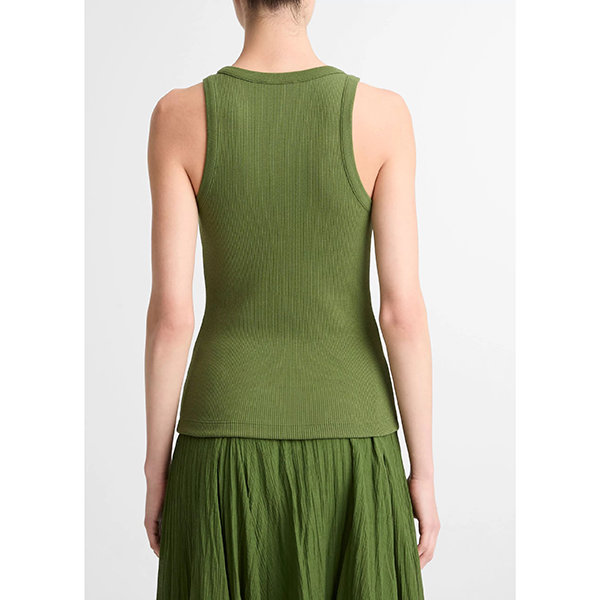 Modal Scoop Nk Tank Herb