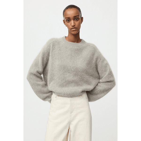 Brushed Crewneck Greige