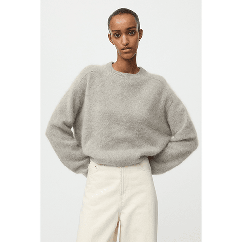Brushed Crewneck Greige