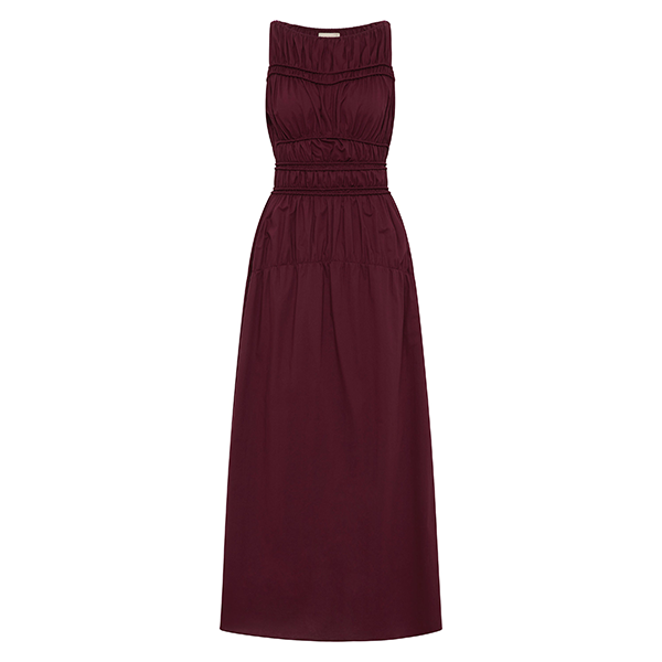 Yael Midi Dress Mulberry
