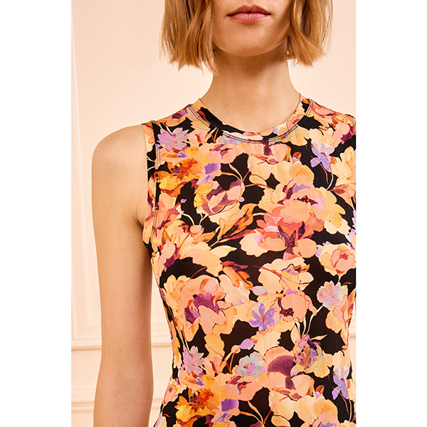 Ines SL Jersey Top Night Bloom