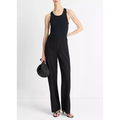 Colette Linen Bias Pant Black