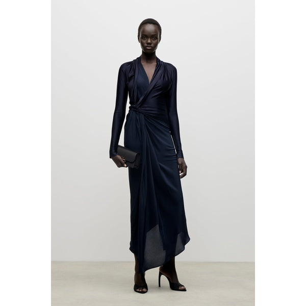 Lea Midi Dress Navy