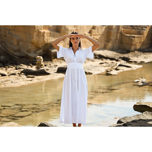 Lyra Dress White