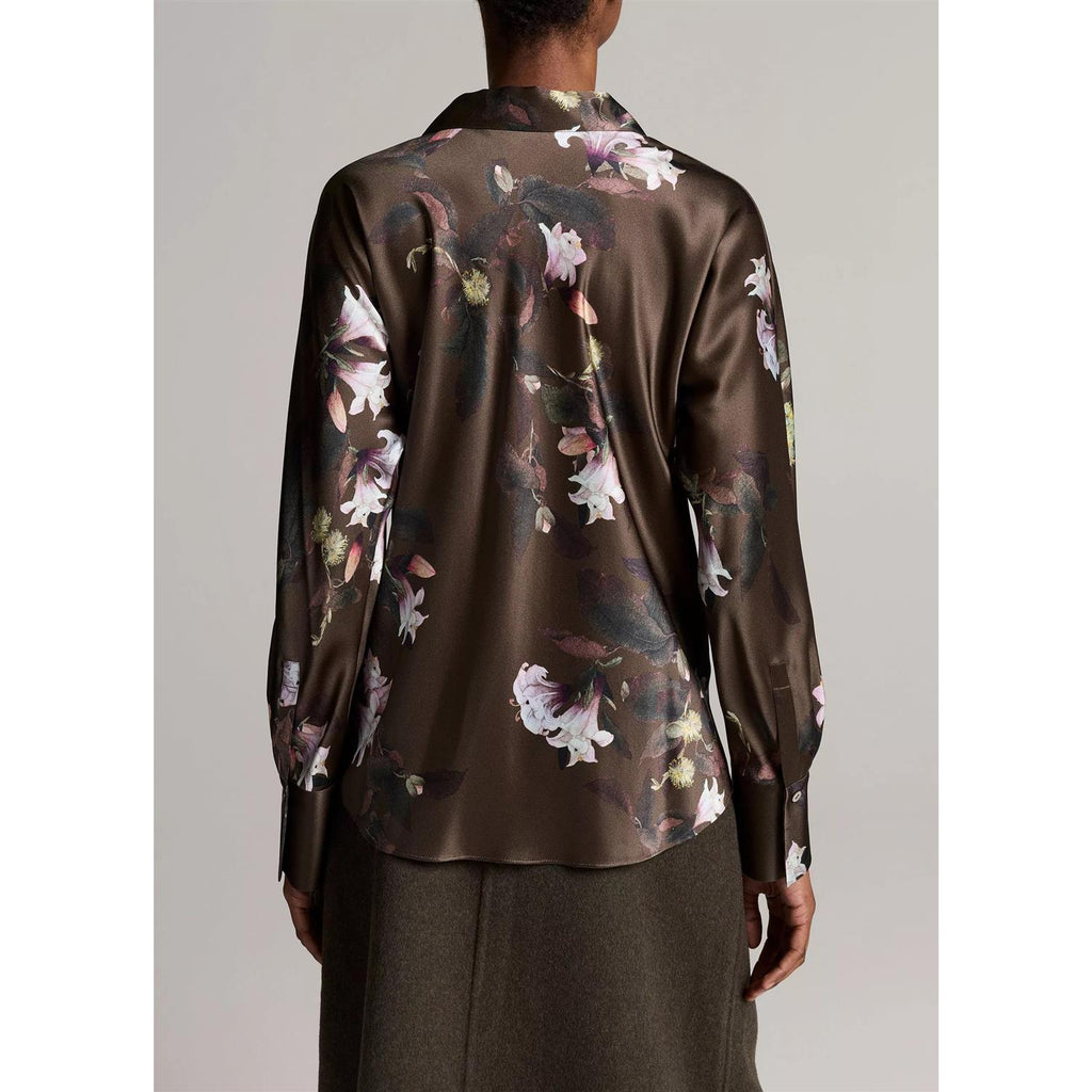 Lily Vine Bias Blouse Cypress Lily
