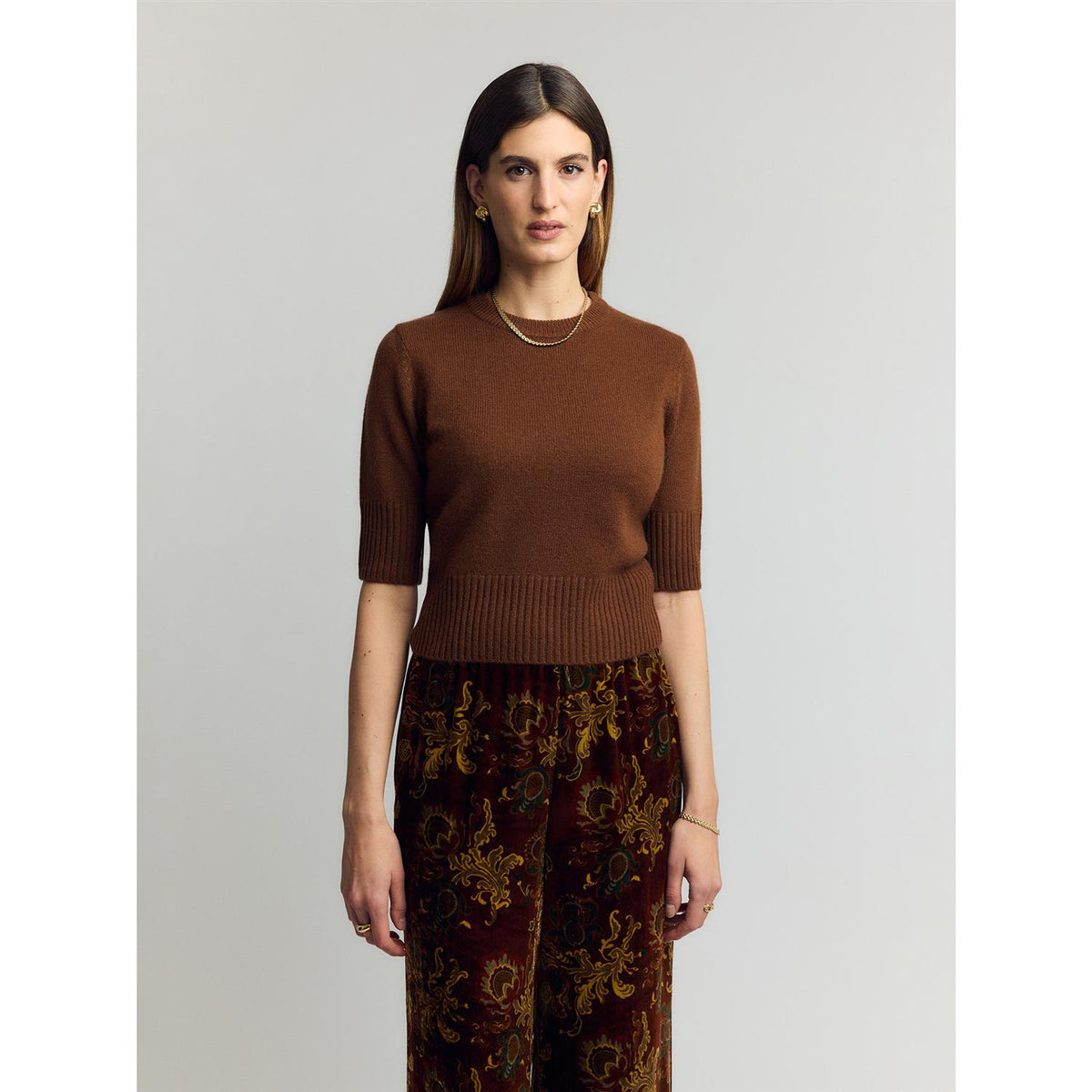 Ever Cashmere Knit Cognac