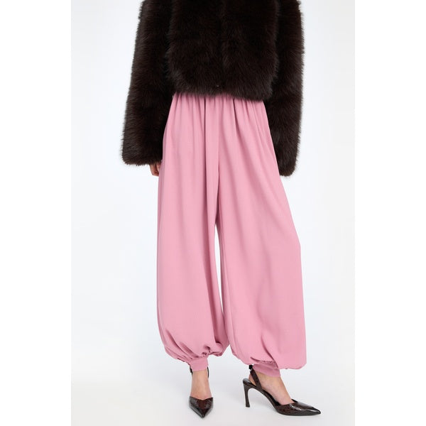 Balloon Pleated Pants Lilas