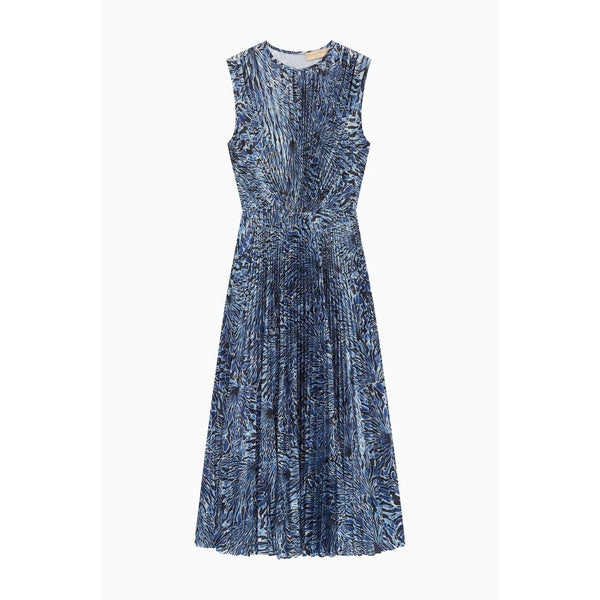 Malin SS Satin Dress Lapis