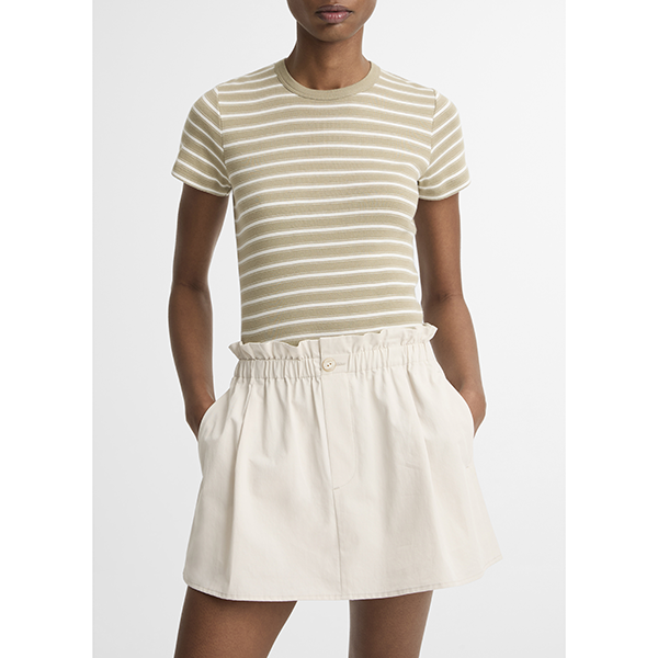 Stripe Shrunken 90s Tee Salted Moss Combo