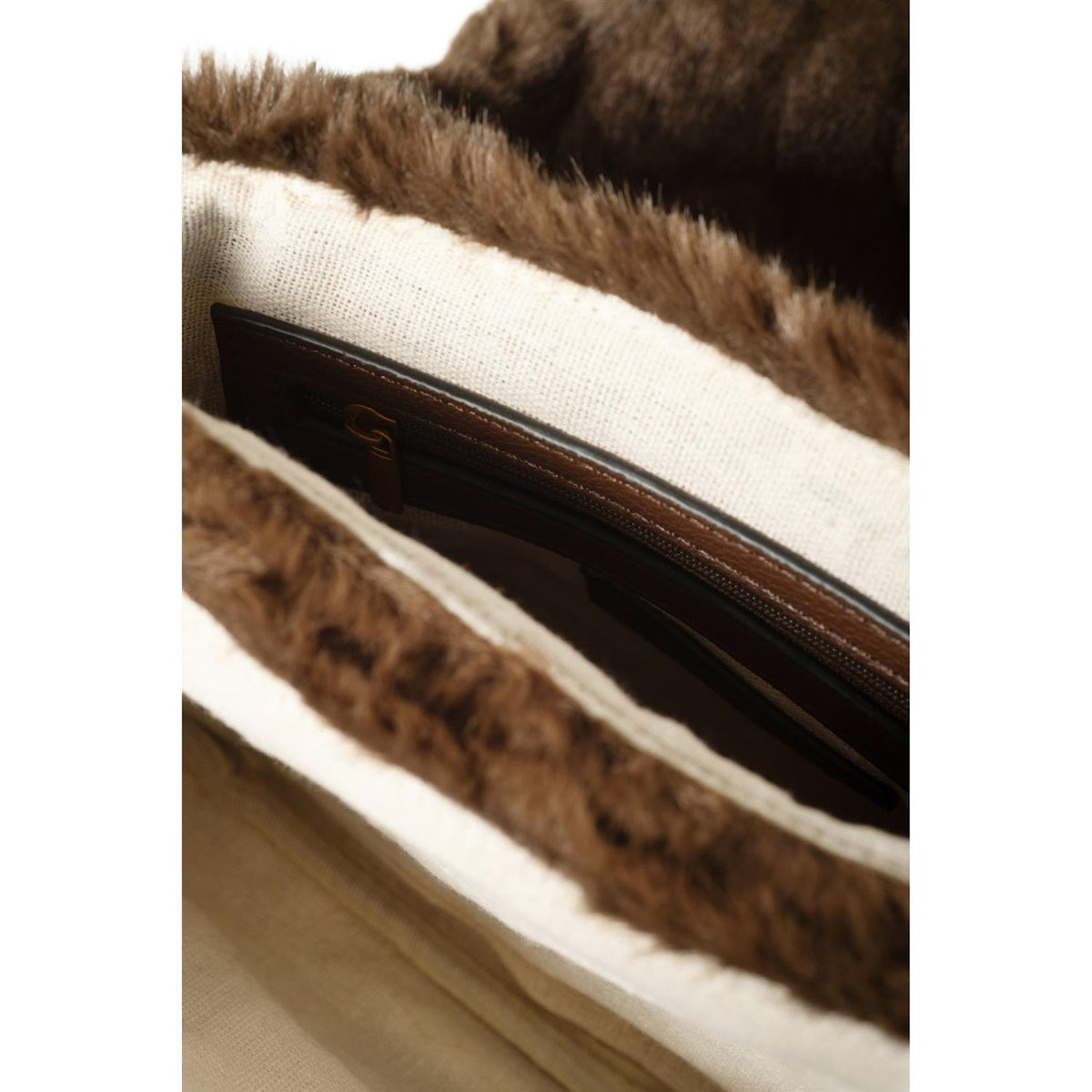 Charlie Plush Bag Dk Brown