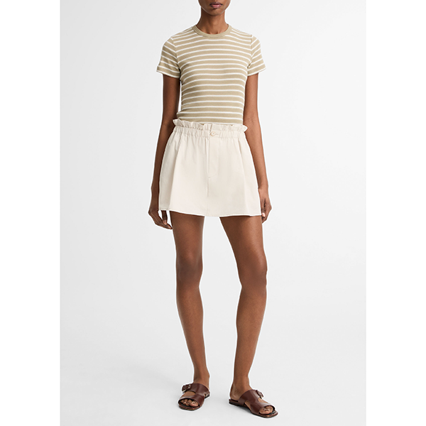 Stripe Shrunken 90s Tee Salted Moss Combo