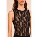 Theodora Sleeveless Tank Noir