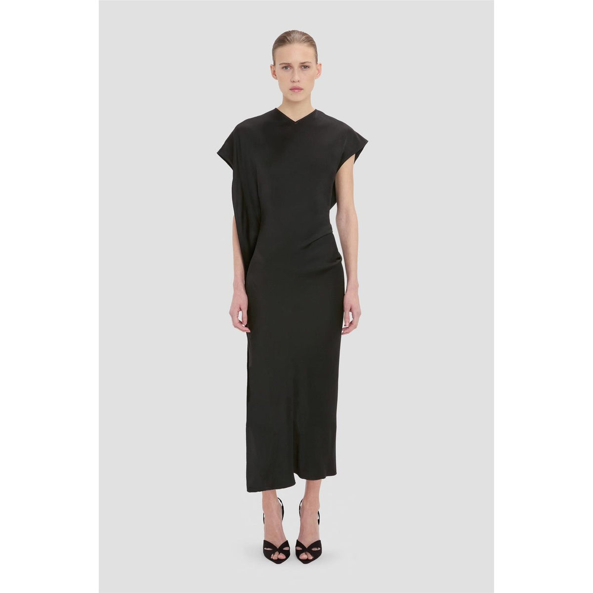 Victoria Midi Dress Black