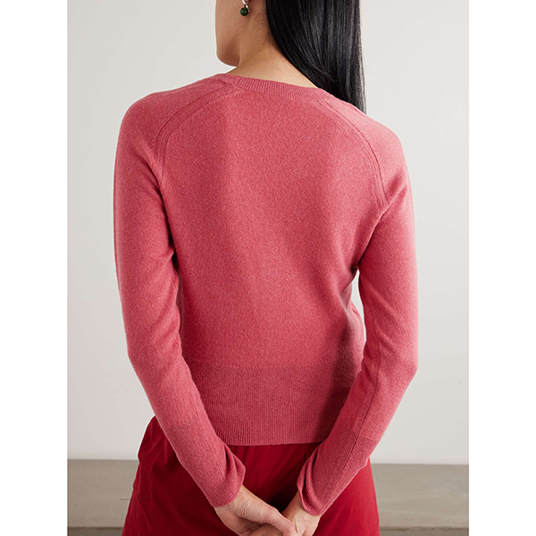 Keane Cashmere Cardigan Mulberry