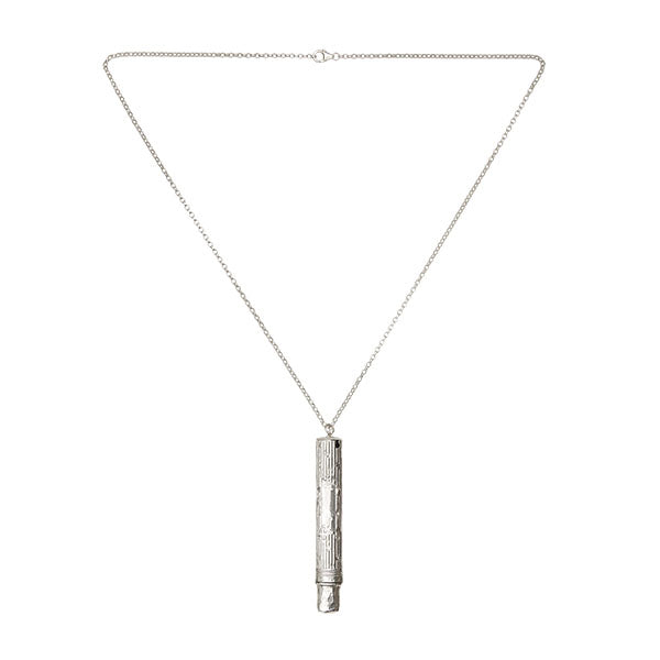 The Annotator Necklace Silver