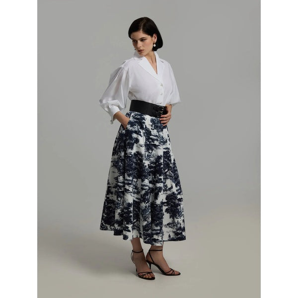 Leea 85 Skirt Toile de Jouy