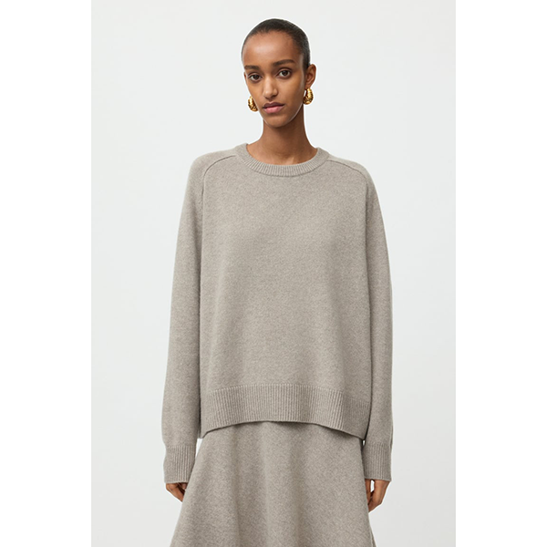 Boyfriend Crewneck Greige
