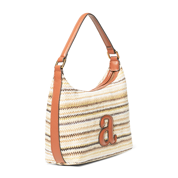 Hampton Stripe Handbag Ecru Combo