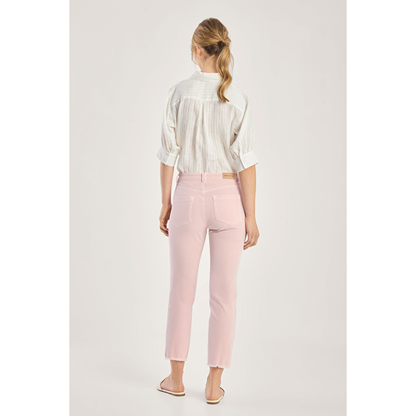 Claire Cropped Denim Orchid