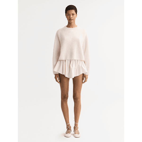 Brushed Crewneck Powder