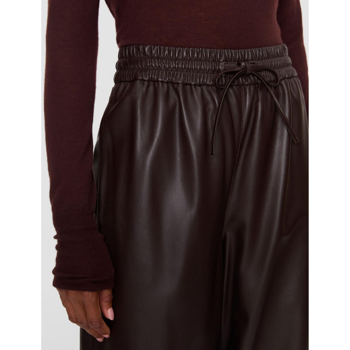 Nat Leather Pant Espresso