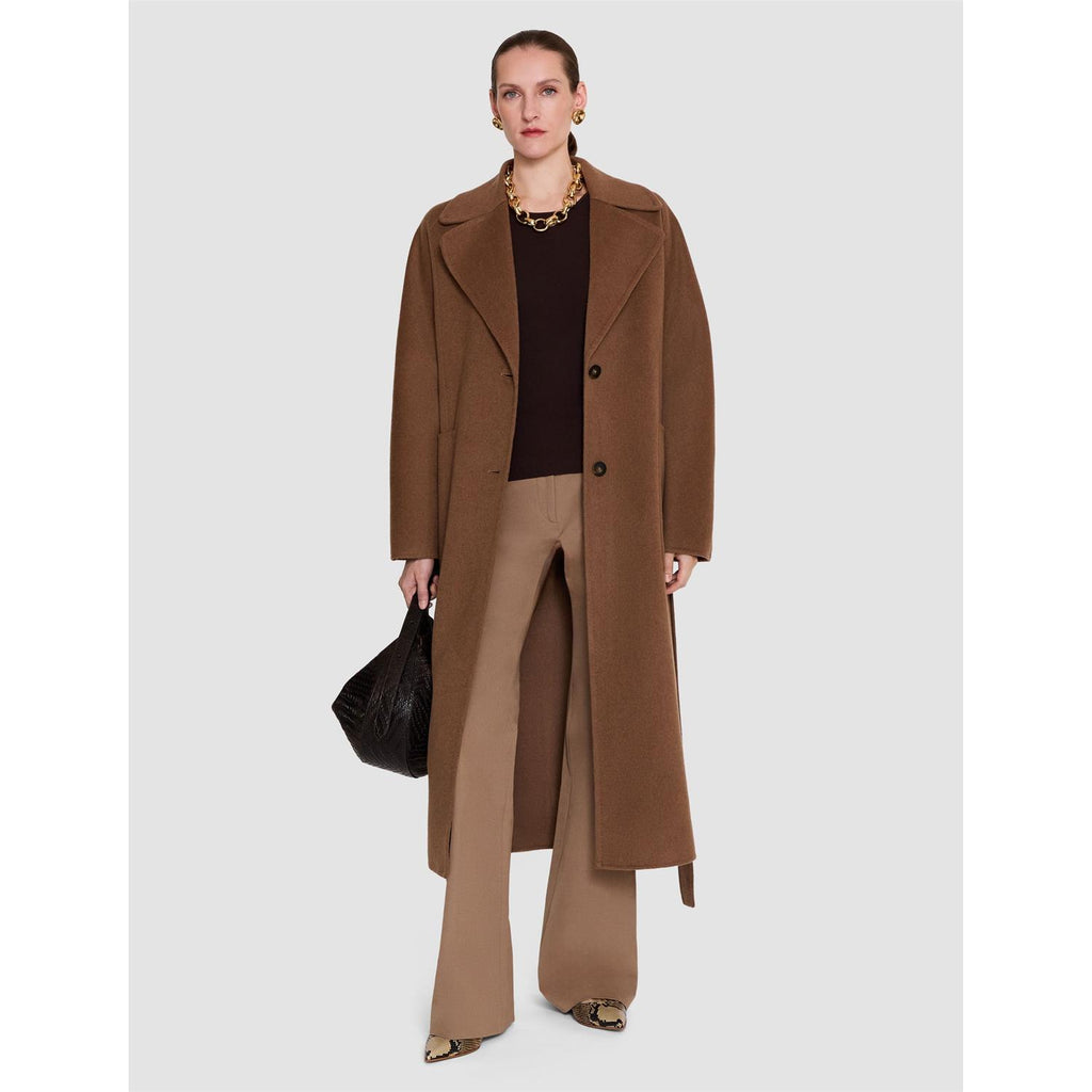 Spencer Double Face Cashmere Coat Taupe