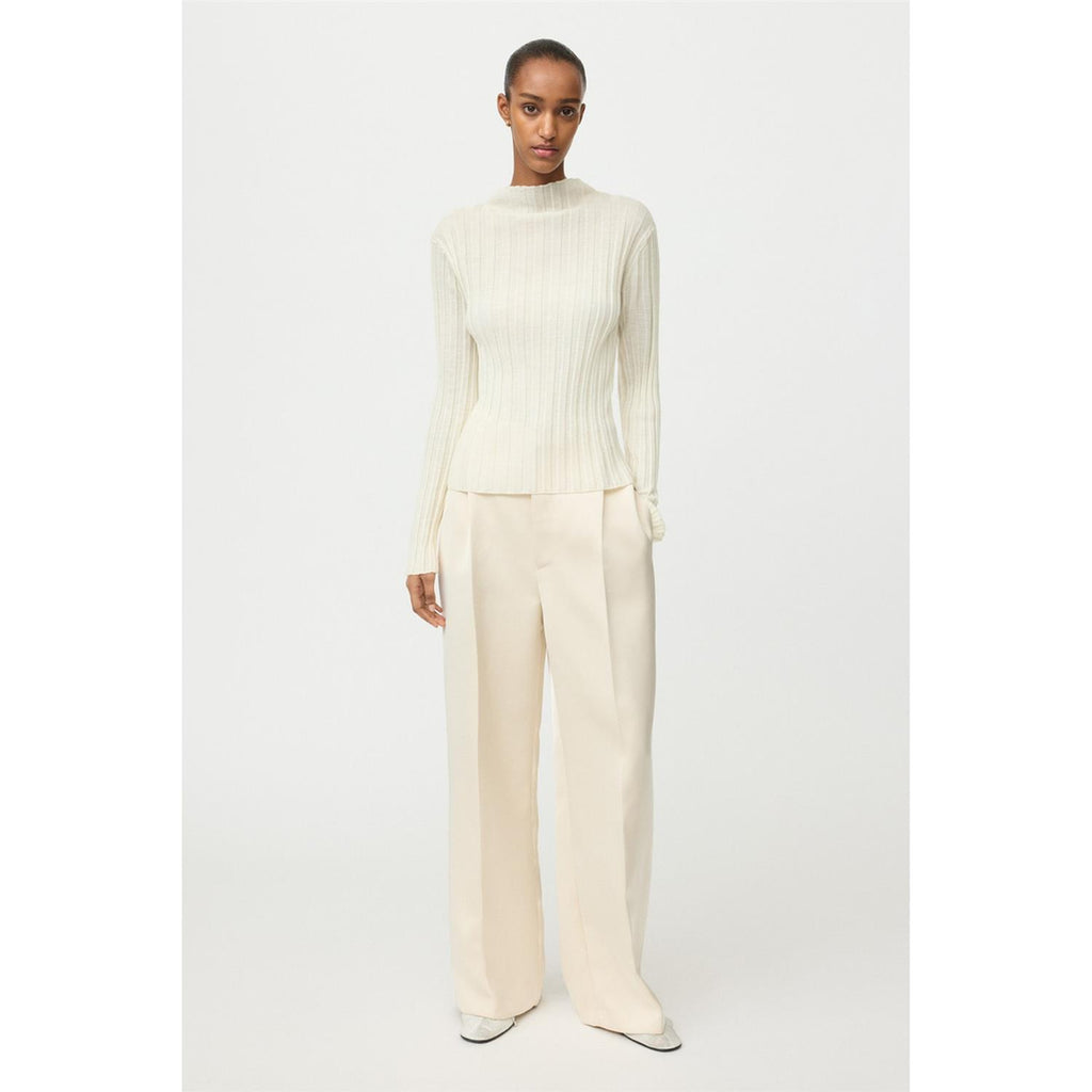 Featherlight Ribbed Top Bone