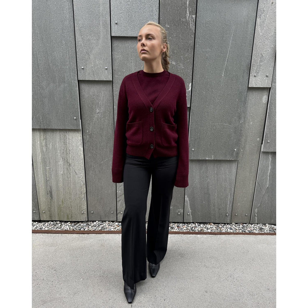 Danni Cardigan Deep Plum