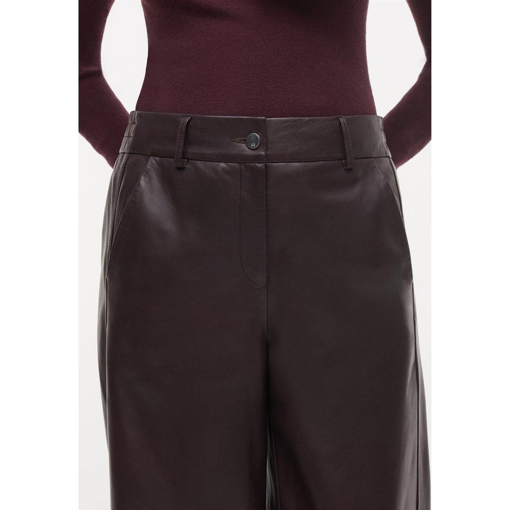 Davina Leather Pant Shiraz