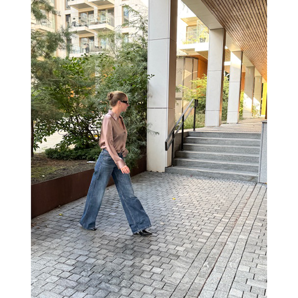 Kyoto Jeans Dark Blue Righe