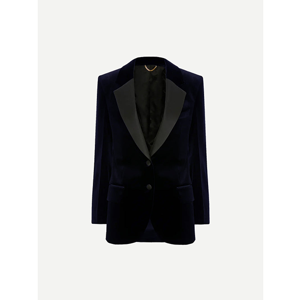 Single Breasted Jacket Midnight Velvet