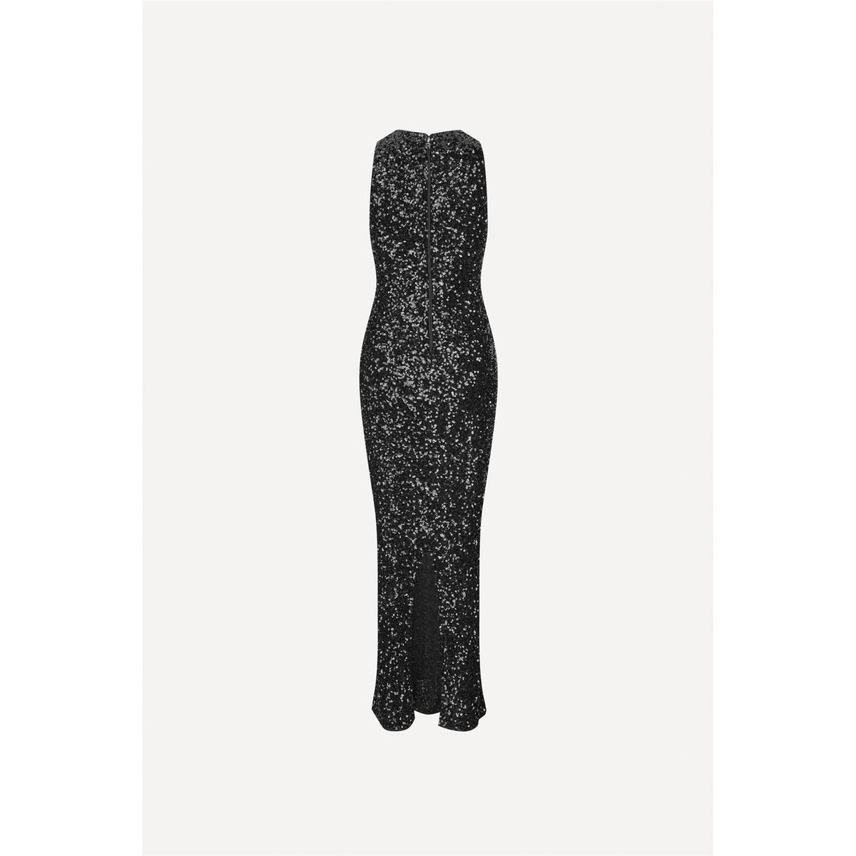 Sequins Sleeveless Dress Black