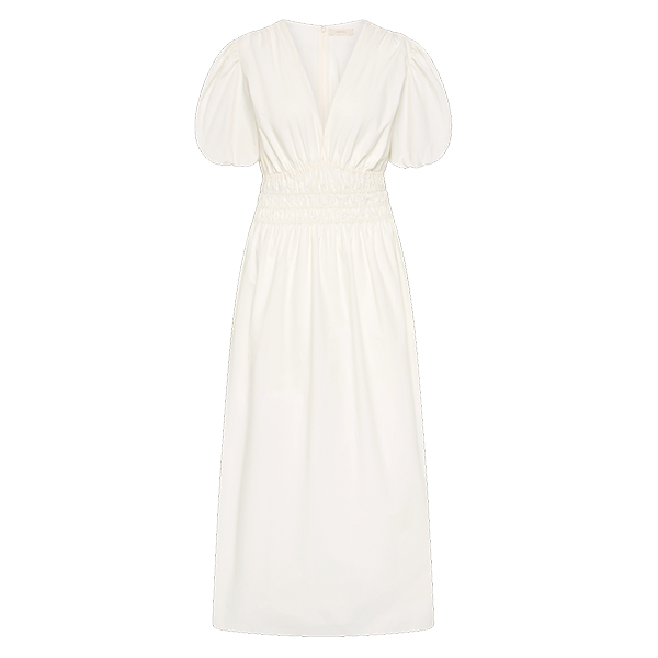Grace Midi Dress White