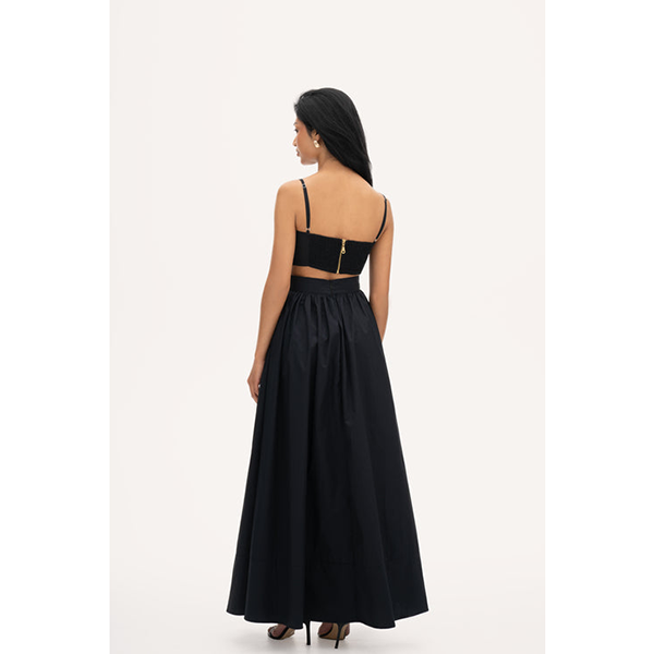 Rosina Maxi Skirt Black