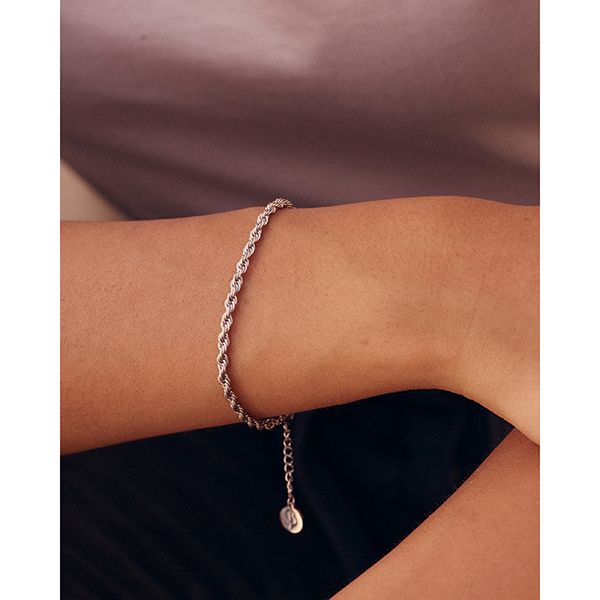 Rope Chain Bracelet Steel