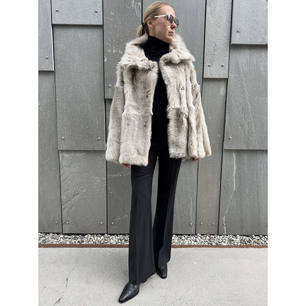 Utzon Jens Jacket Silver Mink