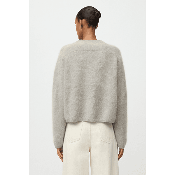 Brushed Crewneck Greige