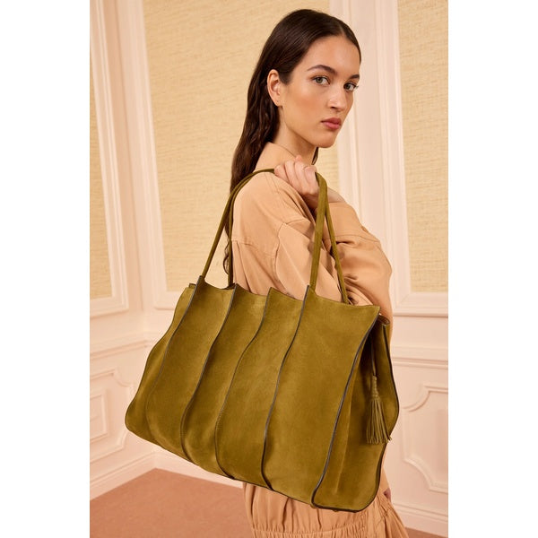 Adria Large Tote Bag Olive