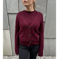 Danni Cardigan Deep Plum